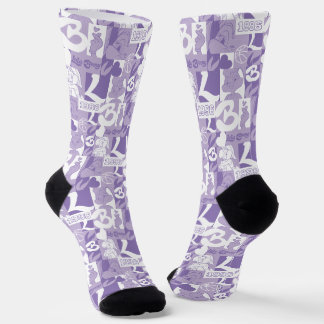 Chaussette Motif de grille Lola '96