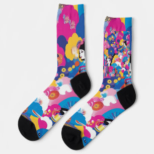 Chaussette Motif de Harajuku