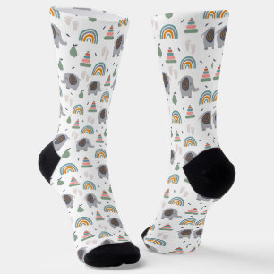 Chaussette Motif de jouets pour bébé mou