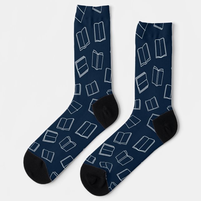 Chaussette Motif de livre (Gauche)