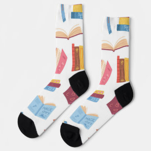 Chaussette Motif de livre