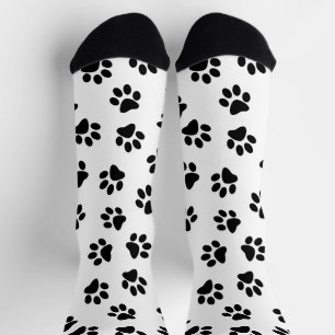 Chaussette Motif De Pâtes, Paniers De Chien, Paniers Noirs