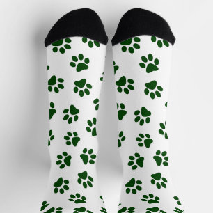 Chaussette Motif De Pâtes, Patrouilles De Chiens, Paws Vertes