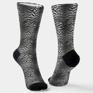 Chaussette Motif de rayure de tigre sans couture