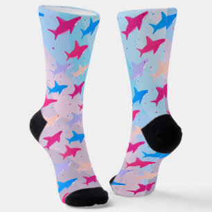 Chaussette Motif de requin adorable