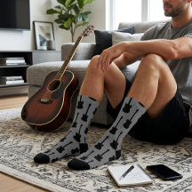 Motif de silhouette de guitare
