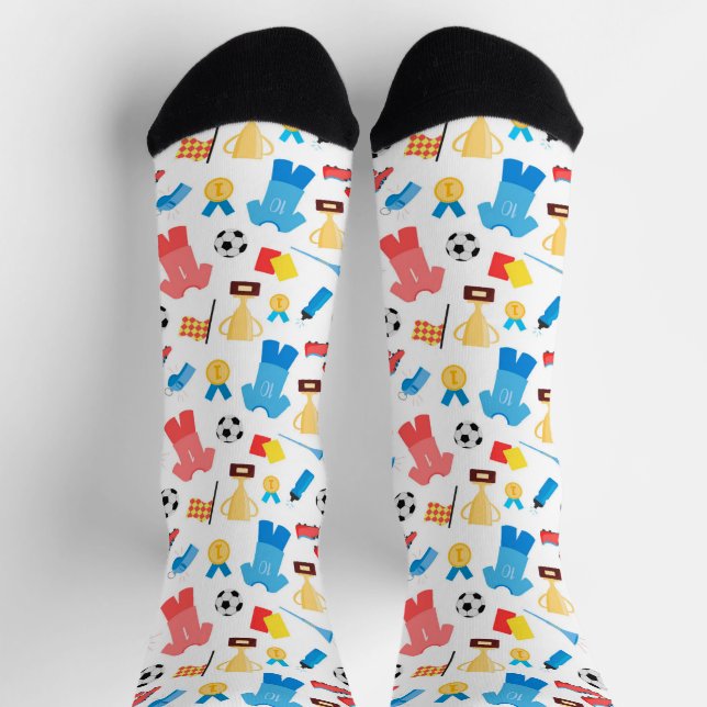 Chaussette Motif de sport de baseball  (Haut)