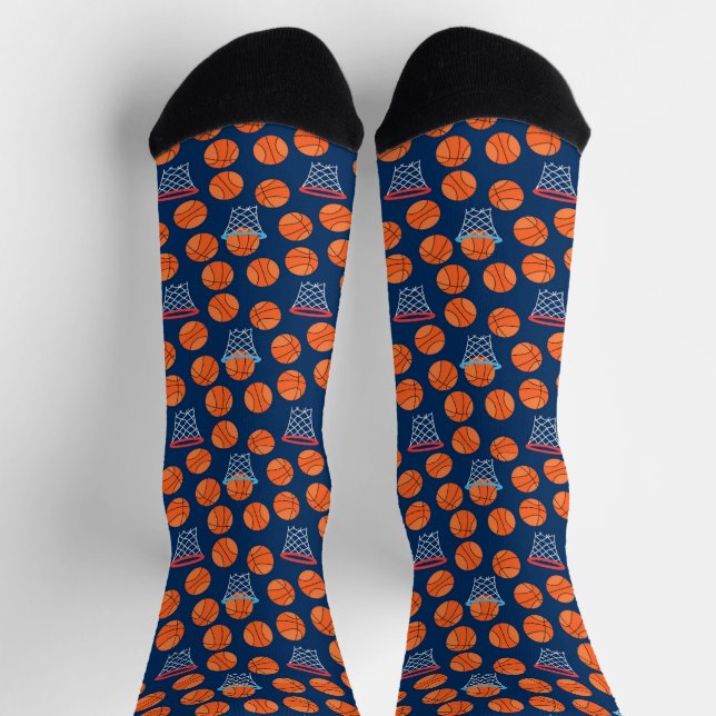 Chaussette Motif de sport de baseball  (Haut)