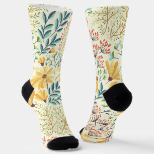 Chaussette Motif de surface florale - Papier peint Abstrait é