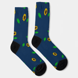 Chaussette Motif de tournesols