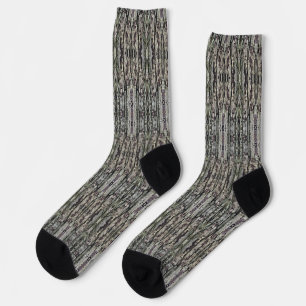 Chaussette Motif d'écorce d'arbre de la jalousie