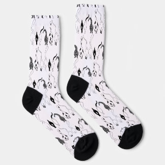 Chaussette Motif des boutons de chat