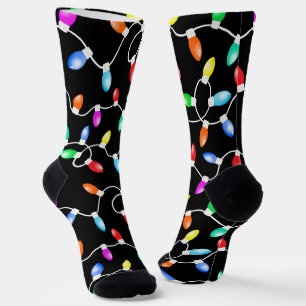 Chaussette Motif des lumières de Noël