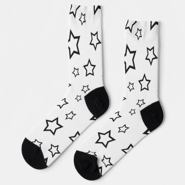 Chaussette Motif d'étoiles (Gauche)