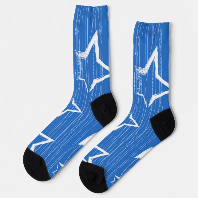Chaussette Motif d'étoiles (Gauche)