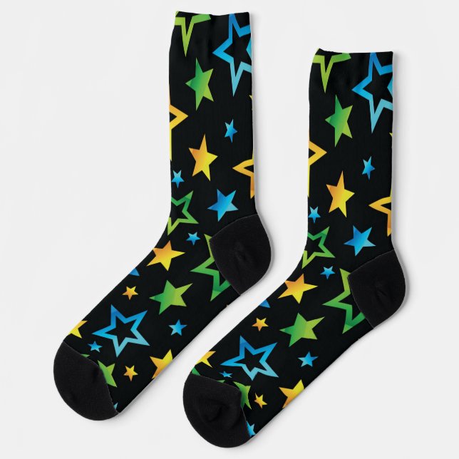 Chaussette Motif d'étoiles (Gauche)