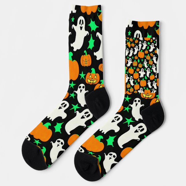 Chaussette Motif d'Halloween (Gauche)
