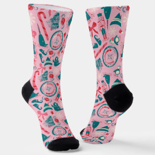 Chaussette Motif d'icône encadrée Elf Holiday