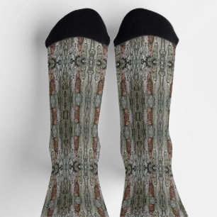 Chaussette Motif Écorce d'Arbre de la Victoire