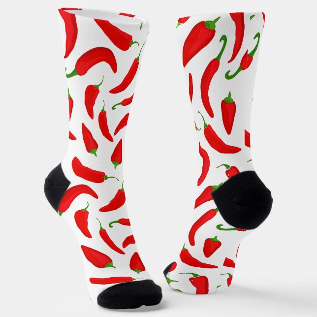 Chaussette Motif épicé Red Chili Pepper (Angulaire)
