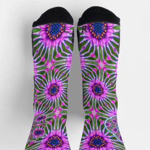 Chaussette Motif Esthétique de Marguerite