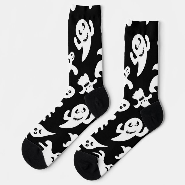 Chaussette Motif fantôme (Gauche)