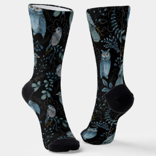 Chaussette Motif floral et cachemire complexe