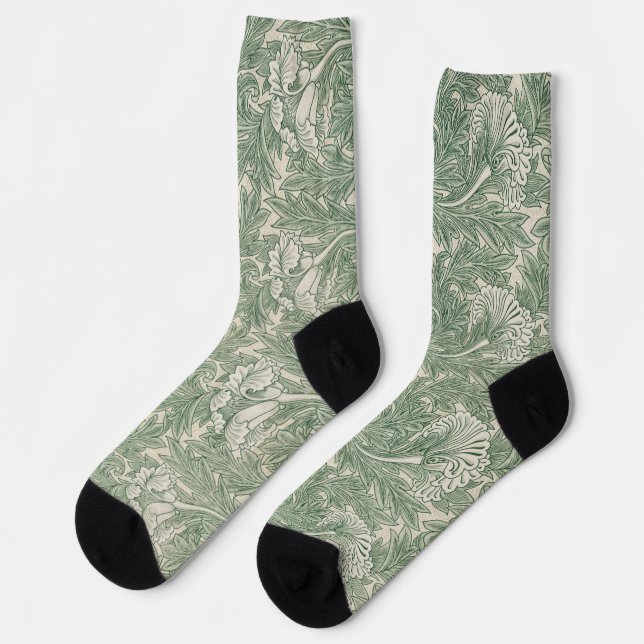 Chaussette Motif floral, William Morris (Gauche)