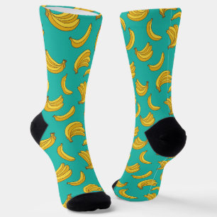 Chaussette Motif Fruit Banana