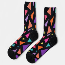 Motif géométrique triangulaire multicolore