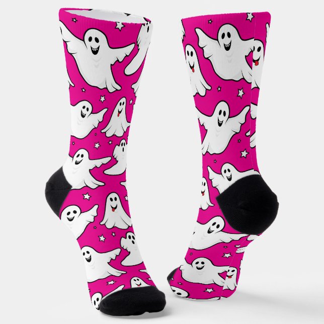 Chaussette Motif Ghost mignon (Angulaire)