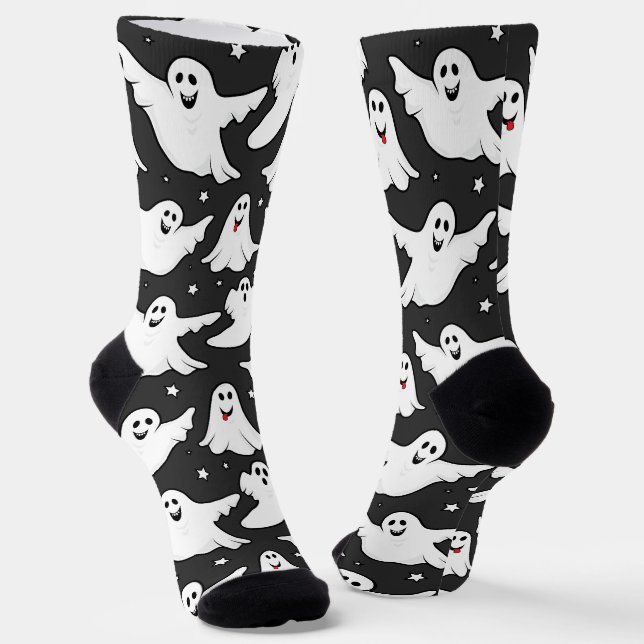 Chaussette Motif Ghost mignon (Angulaire)