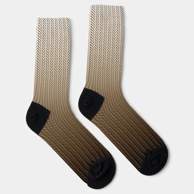 Chaussette Motif Gold 3d (Droite)