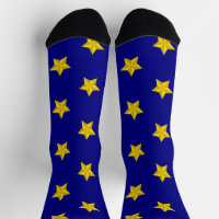 Motif Gold Stars, Bleu Marine, Exclusive