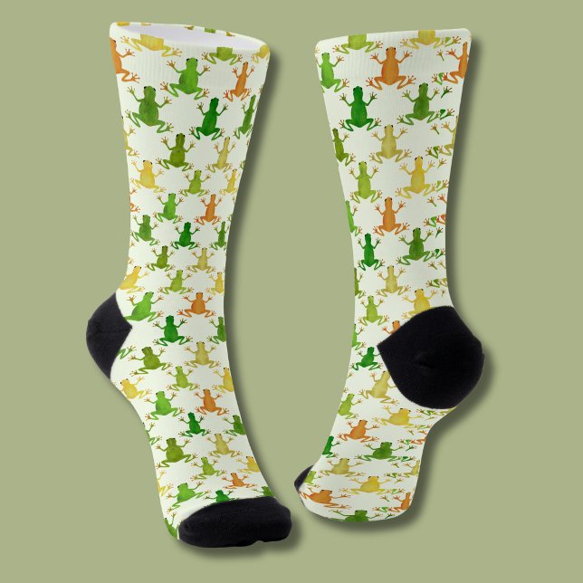 Chaussette Motif grenouille (Frog socks)