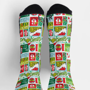 Chaussette Motif Joyeux Grinchmas Grinch