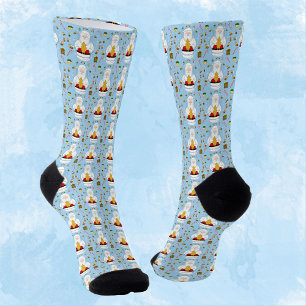 Chaussette Motif Joyeux Noël Apiculteur
