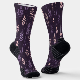 Chaussette Motif Lavender Dreams