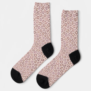 Chaussette Motif Léopard Féminin