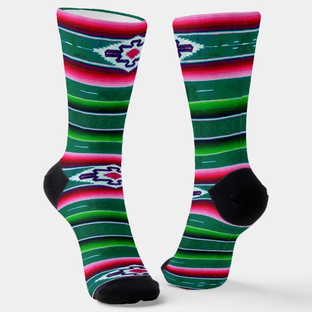 Chaussette Motif mexicain Sarape (Angulaire)