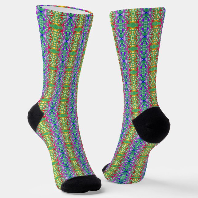 Chaussette Motif multicolore coloré (Angulaire)