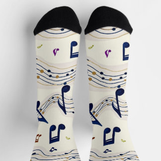 Chaussette Motif musical