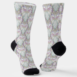 Chaussette Motif Oracle Owl Pastel Purple