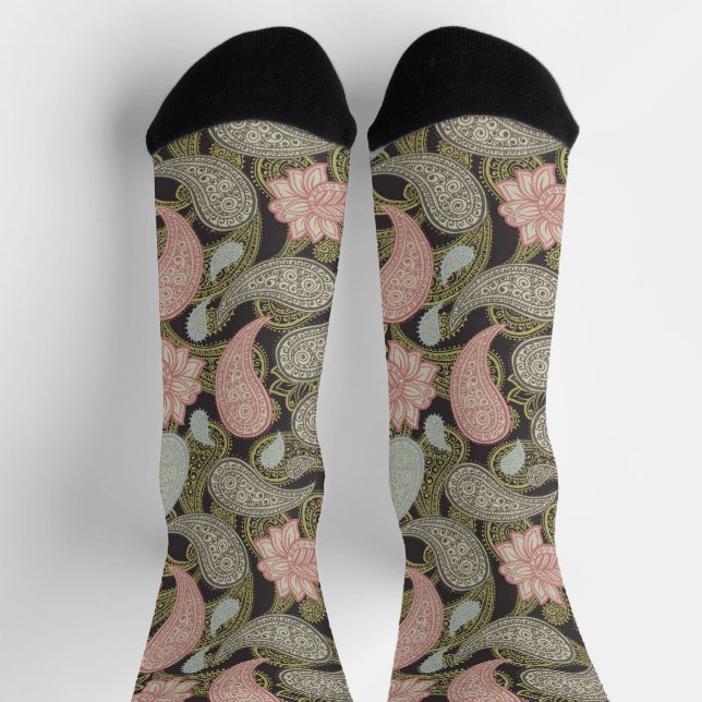 Chaussette Motif Paisley (Haut)