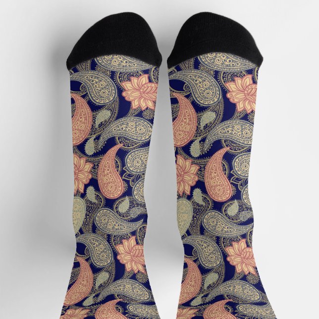 Chaussette Motif Paisley  (Haut)