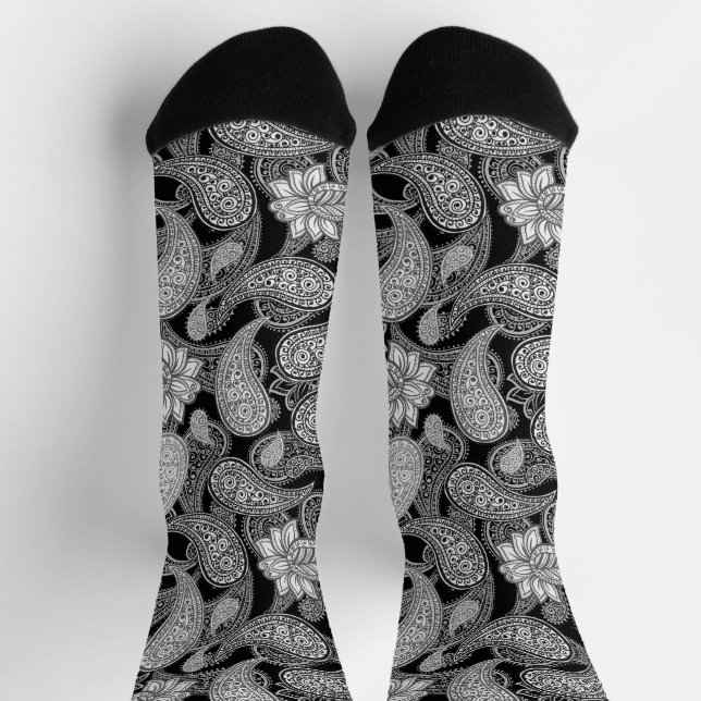 Chaussette Motif Paisley (Haut)