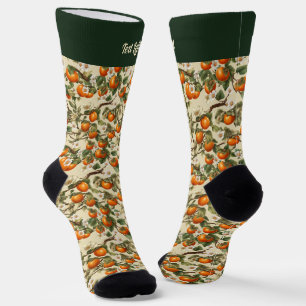 Chaussette Motif Persimmons