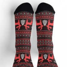 Motif pixel Nouvel An Noël Rouge Noir