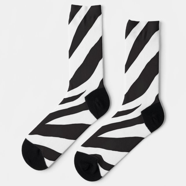 Chaussette motif poster de animal (Gauche)