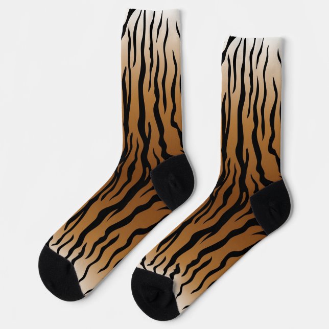 Chaussette motif poster de animal (Gauche)